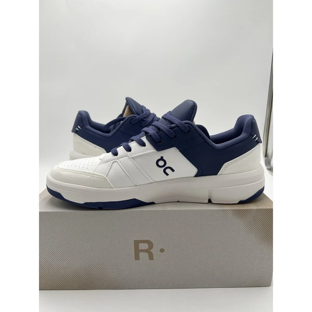 On Men's THE ROGER Clubhouse Shoes White Acai Size 8 New in Box
